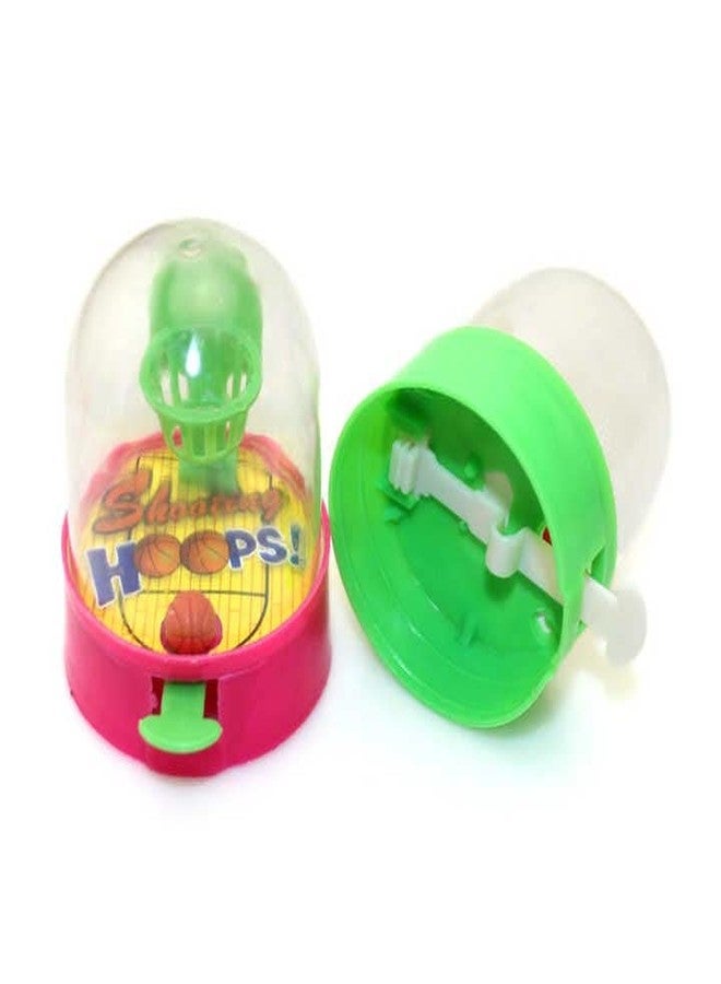 Litvibes Hand Pocket Basketball Game Cute Small Hand & Eye Coordination Mini Toy Easy to use for Kids Good Learning Time Pass Toys for Children Great Return Gift for Birthday's - Set of 4 - Image 3